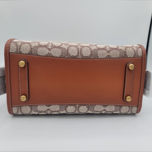SOLD Coach Rogue 25 In Signature Textile Jacquard NEW - Picture 16 of 16